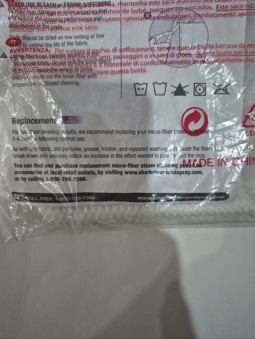 New Replacement Pad For Shark Steam & Spray Mop